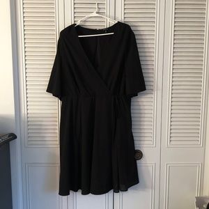 Black Torrid Wrap Dress